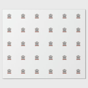 Happy Father’s Day Dad Vintage Typography  Wrapping Paper