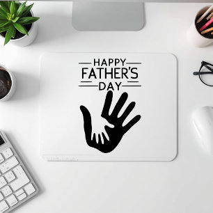 Happy Father’s Day Handprint Mousepad