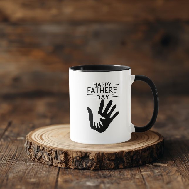 Happy Father’s Day Handprint Mug (Creator Uploaded)