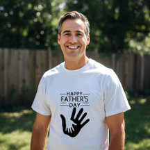 Happy Father’s Day Handprint T-Shirt