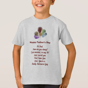 Happy Father’s Day kids T Shirt