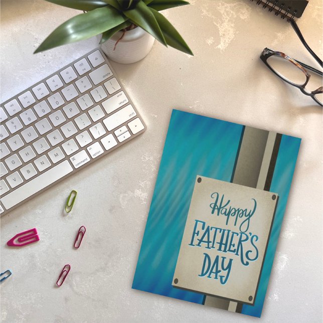 Happy Father’s Day Modern Fun Inspirivity Card (Creator Uploaded)