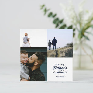 Happy Father’s Day Mustache Tribute Design Holiday Card
