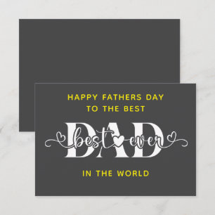 Happy Father’s Day to the Best Card