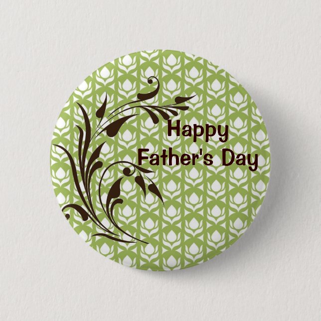 Happy Father's Day 6 Cm Round Badge (Front)