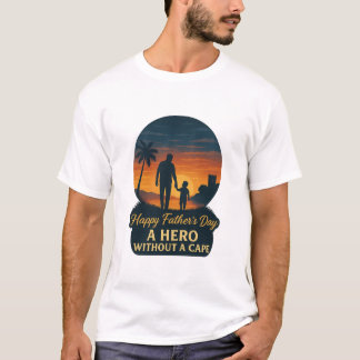 Happy Father's Day – A Hero Without a Cape T-Shirt