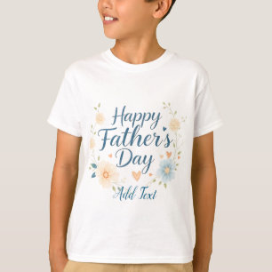 Happy Father's Day Aesthetic Kids Costume T-Shirt