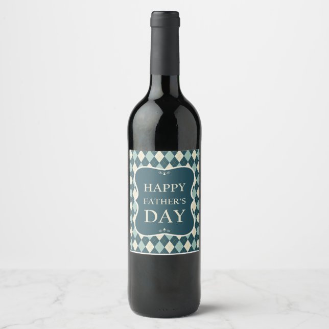 Happy Father's Day, Argyle Wine Label (Front)
