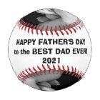 Happy Father's Day Baseball with Custom Pics