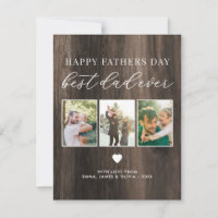 Happy Fathers Day Best Dad Ever 3 Photo Collage