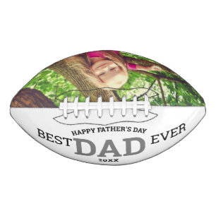 Happy Father's Day Best Dad Ever Photo Football