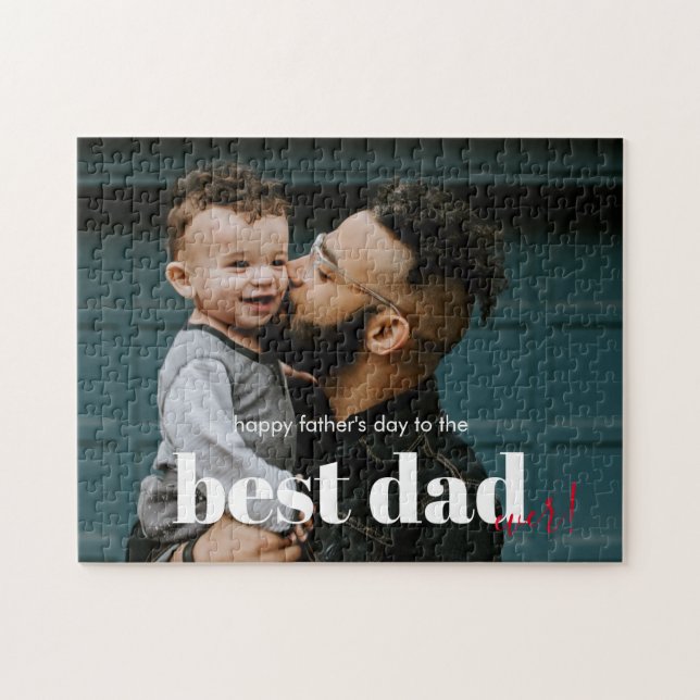 Happy Father's Day Best Dad Jigsaw Puzzle (Horizontal)