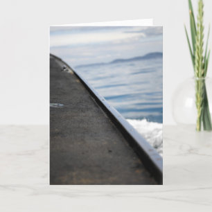 Happy Father's Day Boat on Water Card