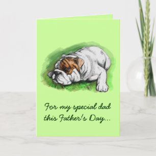 Happy Father's Day: Bulldog Card