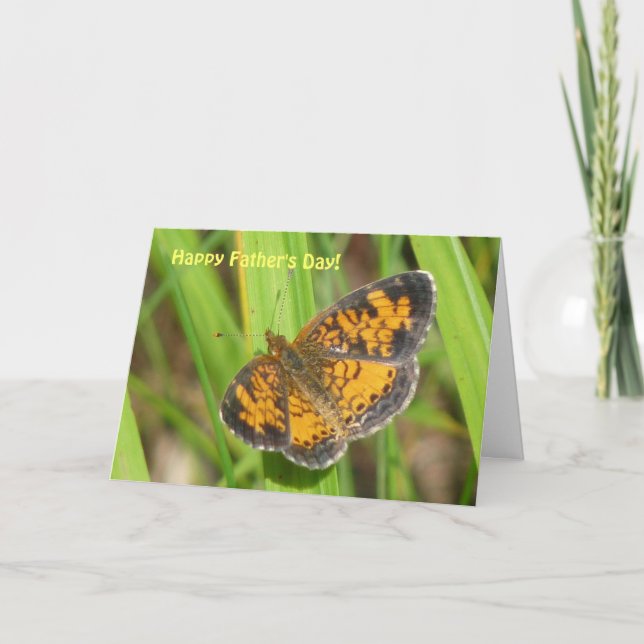 Happy Father's Day Butterfly Card (Front)