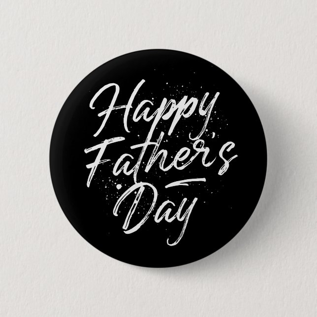 Happy Father's Day / Button Pin (Front)