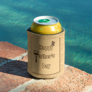 Happy Fathers Day Can Cooler