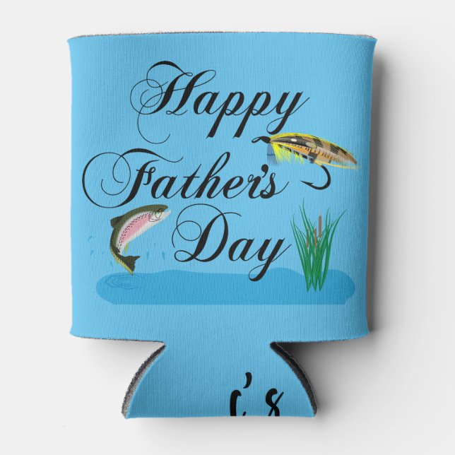Happy Father's Day  Can Cooler (Front)