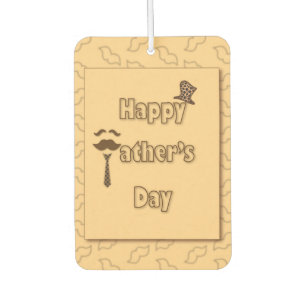 Happy Fathers Day Car Air Freshener