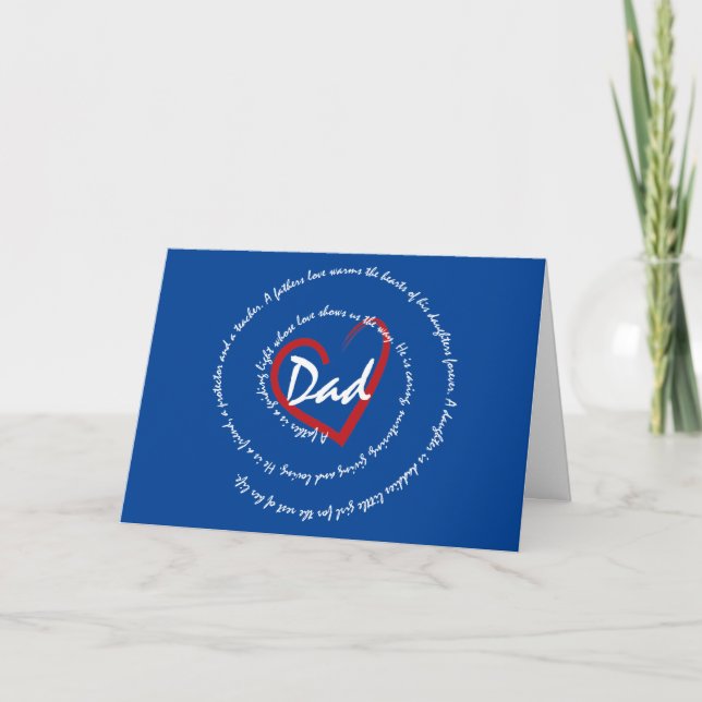 Happy Fathers Day Card (Front)