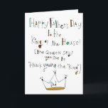 Happy Father's Day Card<br><div class="desc">Featuring handmade art by Washington state artist,  Tonya Doughty. If you would like this design on an item not listed in my shop,  please don't hesitate to ask if it's possible! Just contact me.</div>