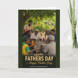 Happy Father's Day Card Dominoes Under the Mango
