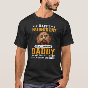 Happy Father's Day Cockerpoo Dog Dad For Men T-Shirt