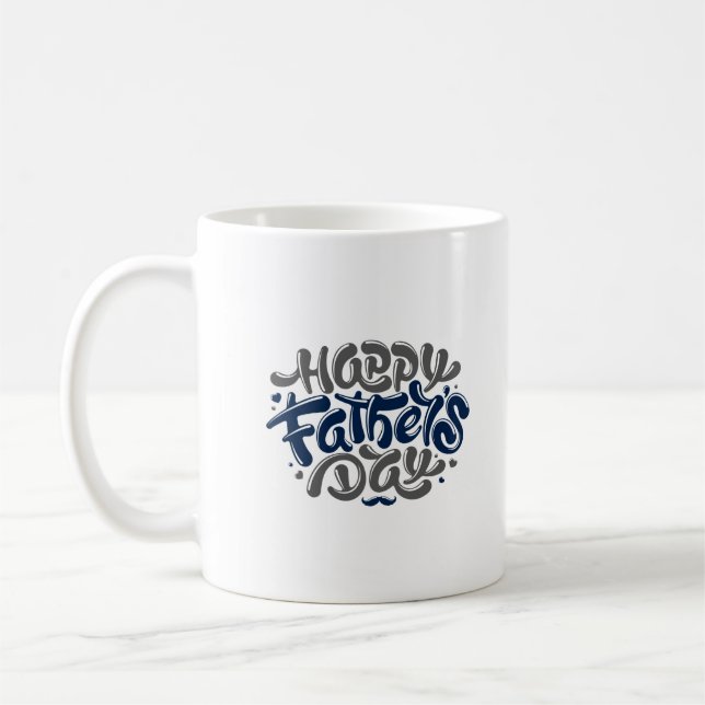 Happy Father's Day Coffee Mug (Left)
