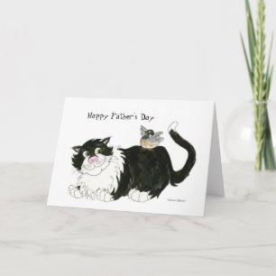 Happy Father's Day coolest cat Card