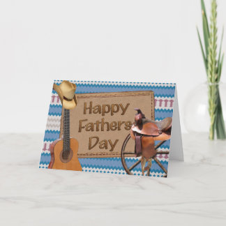 Happy Fathers Day Cowboy Card