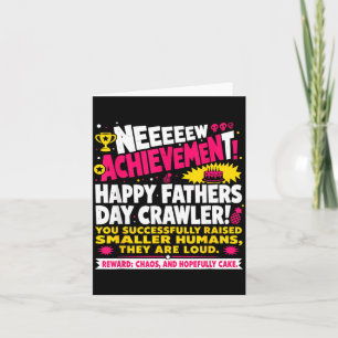 Happy Fathers Day Crawler New Achievement Gamer Card