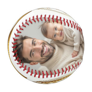 Happy Father's Day Custom Family Photos Baseball