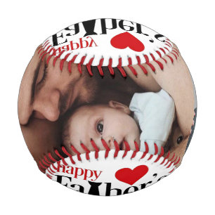 Happy Father's Day Custom Family Photos Baseball