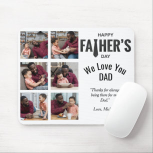 Happy Father's Day Custom Photo Mouse Pad