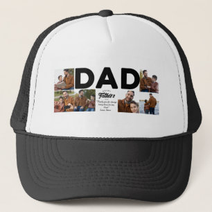 Happy Father's Day Custom Photo Mug For Dad Trucker Hat