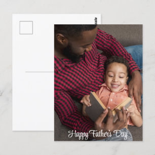 Happy Father's Day Custom Photo Postcard