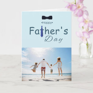 Happy fathers day Customisable Card