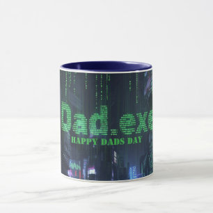 Happy Fathers' Day "DAD.EXE " Custom Mug