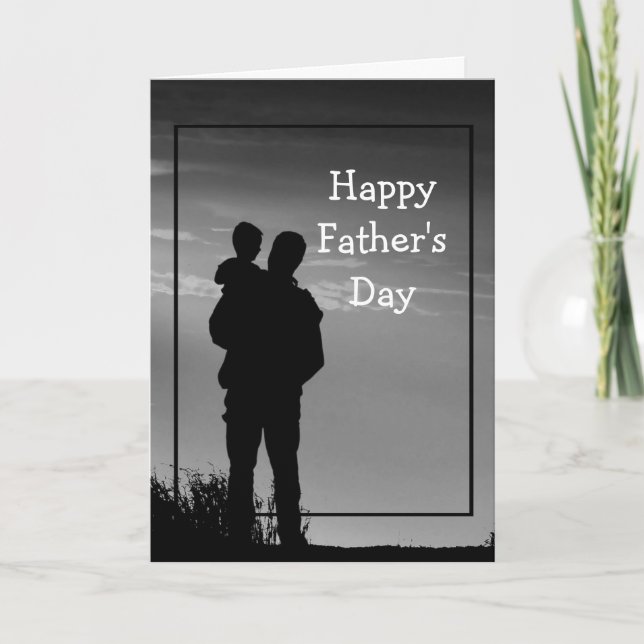 Happy Father's Day Dad I look up to You Card (Front)
