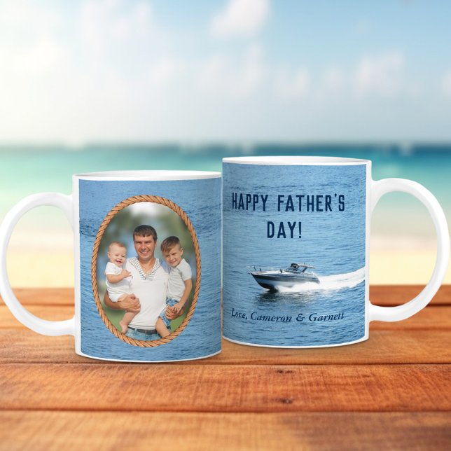 Happy Fathers Day Dad Photo Customised Coffee Mug (Creator Uploaded)