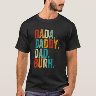 Happy Father's Day Dada Daddy Dad Bruh Vintage T-Shirt