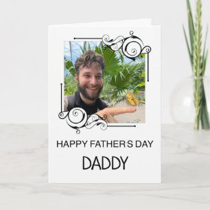 Happy Father's Day Daddy Custom Photo Card