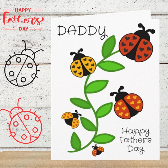 Happy Father's Day Daddy from the Kids Greeting Card (Creator Uploaded)