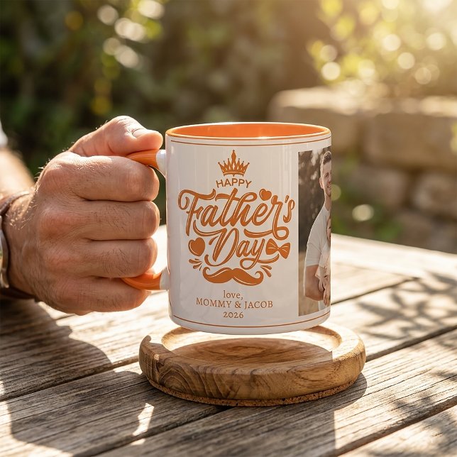 Happy Father's Day | Daddy Photo Coffee Mug (Creator Uploaded)