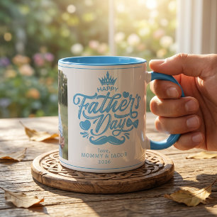 Happy Father's Day Daddy Photo Coffee Mug