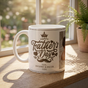 Happy Father's Day Daddy Photo Coffee Mug