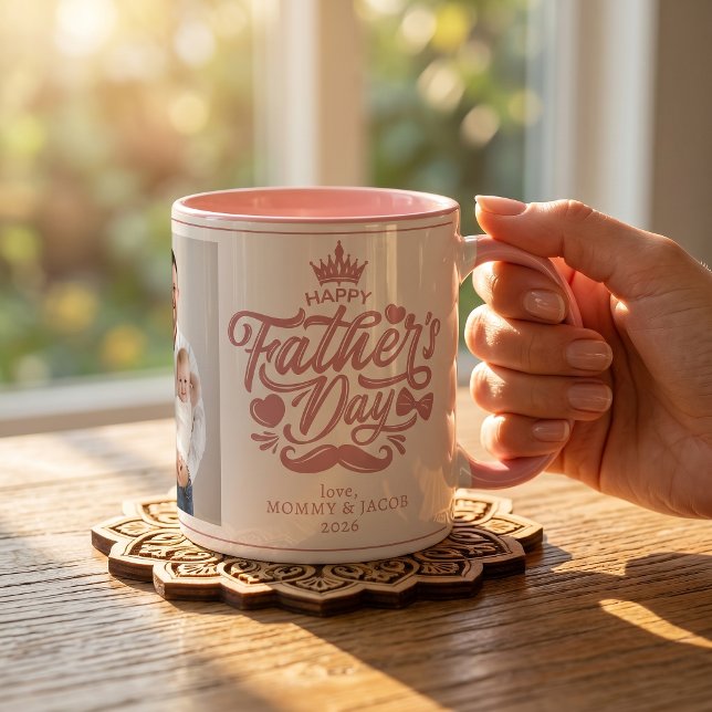 Happy Father's Day | Daddy Photo Coffee Mug (Creator Uploaded)