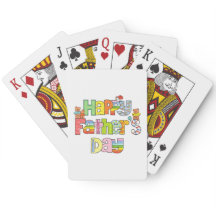 Happy Father's Day deck of Bicycle cards