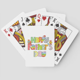 Happy Father's Day deck of Bicycle cards