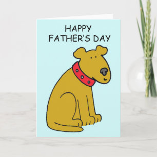 Happy Father's Day Dog Card